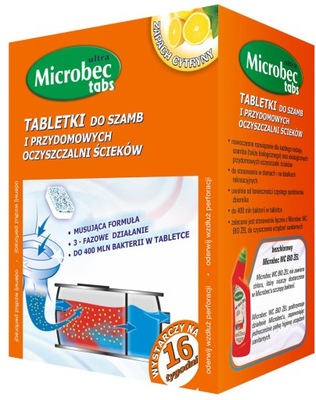 Tabletka do szamb Microbec Ultra BROS