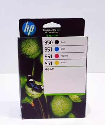 TUSZ HP 950 951 4 PACK 6ZC65AE CMYK ORYGINAŁ