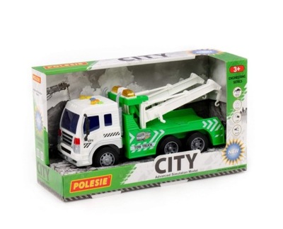 Polesie "City", samochód-ewakuator inercyjny (ze światłem i dźwiękiem)