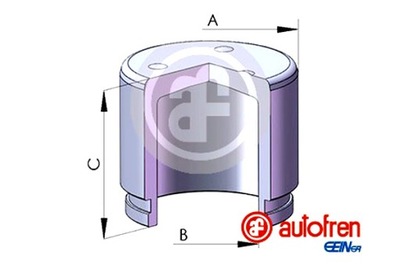 AUTOFREN SEINSA PISTÓN SOPORTE HAM.TOYOTA LAND CRUISER 80 90-97  