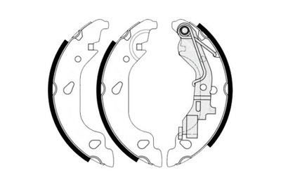 Brembo тормозные колодки тормозные fiat punto zastava 10 1.2 фото №1
