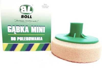 BOLL GĄBKA POLERSKA NA GWINT MINI POMARAŃCZOWA