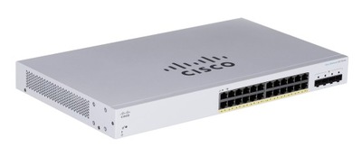 CISCO Business Switching CBS220 Smart 24-port Gigabit PoE 195W 4x1G SFP upl