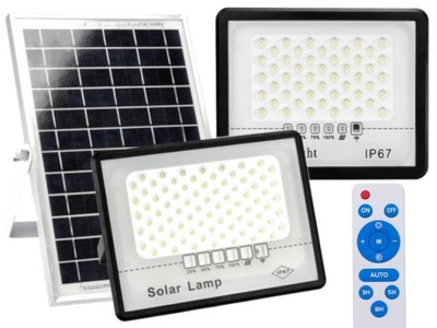 Naświetlacz Halogen Solarny 60W Panel Solar Pilot