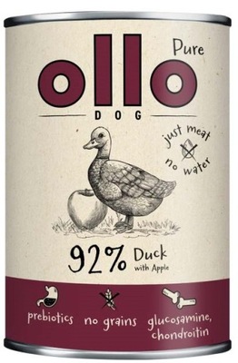 Ollo Pure Kaczka z Jabłkiem 400g