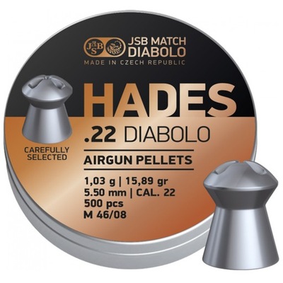 Śrut JSB Hades 5,52/500 1,03g(15,89gr)(546290-500)