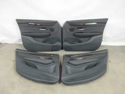 Обшивки дверь bmw f46 кожа led фото №1