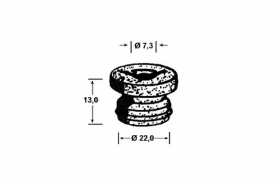 ПРОБКА БАЧКА ЖИДКОСТИ HAM. OPEL COMMODORE 2,5-2,8 72-78 03.3304-1400.1