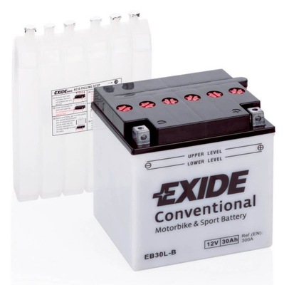 АККУМУЛЯТОР EXIDE BIKE 12V 30AH 300A P+