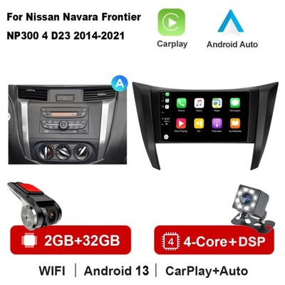 NAWIGATOR GPS PARA NISSAN NAVARA FRONTIER NP300 2015-2021 CARPLAY ANDROID  