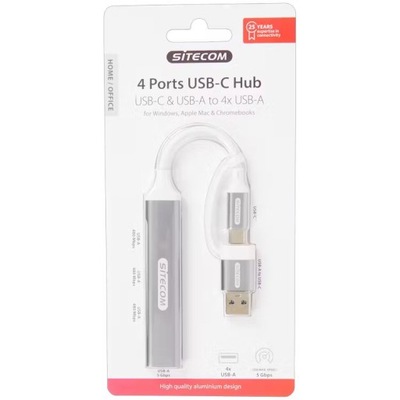 Hub USB-C & USB-A do 4 x USB-A Sitecom