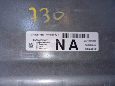 Бортовой компьютер двигателя 237109775r logan sandero ii 0.9 фото №1