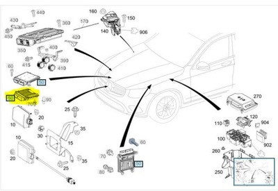 БЛОК УПРАВЛЕНИЯ ДВИГАТЕЛЯ КОМПЬЮТЕР ECU A2721531679 MED9.7