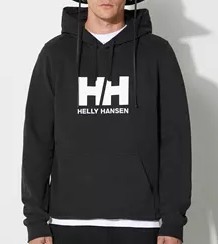 Czarna bluza Helly Hansen Bluza HH Box Hoodie 53289 991 r. M
