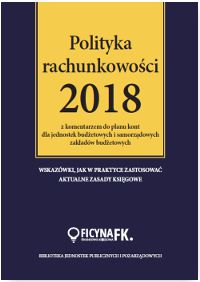 POLITYKA RACHUNKOWOŚCI 2018 Z KOMENTARZEM DO PLANU