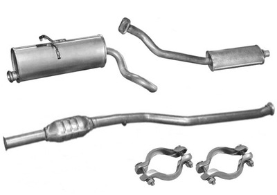 Peugeot partner - citroen berlingo - 1.9d rok 1991-2001 глушники + хомути фото №1