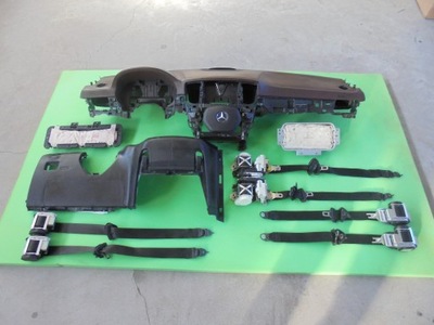 Mercedes gl x166 приборная панель приборная консоль ремни кожа коричневая фото №1