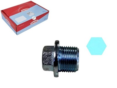 Крышка сливной масла картера масляный [corteco] фото №1