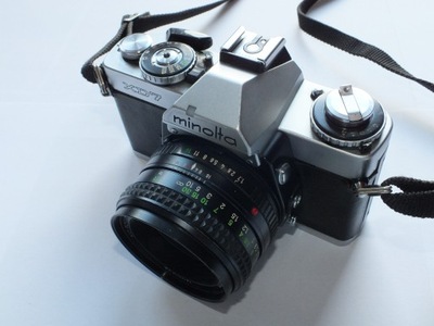Minolta XD7 + Minolta MD Rokkor 50 mm 1:1,7 - sprawna