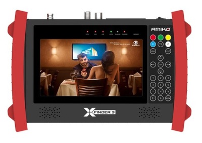 Miernik Amiko X-Finder 3 Combo S2+T2/C HEVC LCD 7" UNICABLE LIVE TV