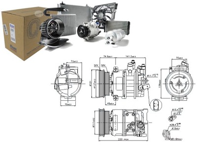 Компрессор компрессор кондиционера [nissens] фото №1