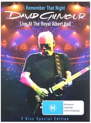 DAVID GILMOUR: REMEMBER THAT NIGHT: LIVE AT THE ROYAL ALBERT HALL [DVD]