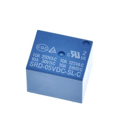 PRZEKAŹNIK SRD-5VDC-SL-C PRZEŁĄCZNY SONGLE 5 PIN