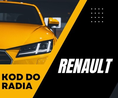 ROZKODOWANIE RADIO CÓDIGO EN 5 MINUT RENAULT RADIO  