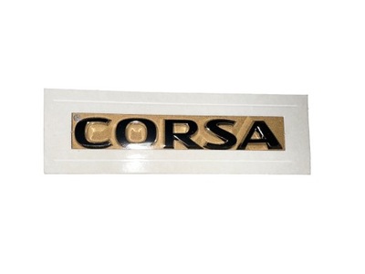 INSIGNIA EMBLEMA INSCRIPCIÓN DE TAPA PARTE TRASERA 93188809 OPEL CORSA D  