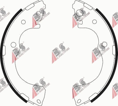 A.b.s. 9081 набор колодка тормозных фото №1