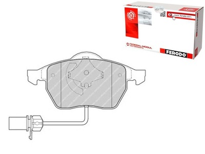 Набор - комплект тормозных колодок тормозных [ferodo] фото №1