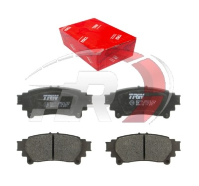 Toyota highlander 2014-2019 тормозные колодки тормозные задняя фото №1