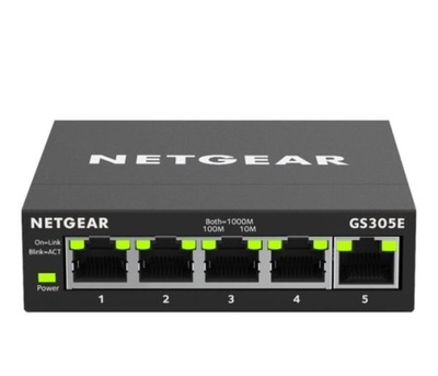 Switch Netgear 5p GS305E (5x10/100/1000Mbit)