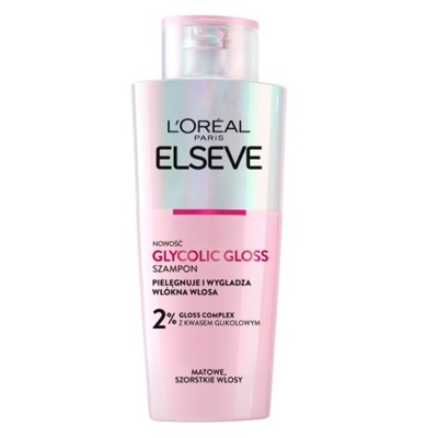 L'OREAL_Elseve Glycolic Gloss szampon rewitalizujący przywracający blask wł