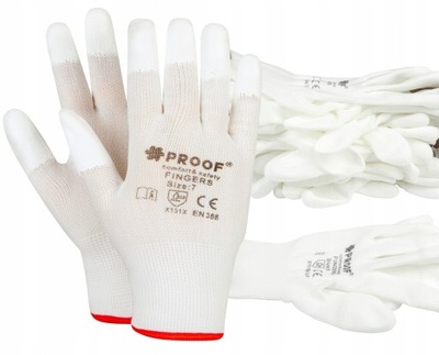 RĘKAWICE RĘKAWICZKI OCHRONNE ROBOCZE BHP BUDOWLANE ODPORNE PROOF ROZ. 10