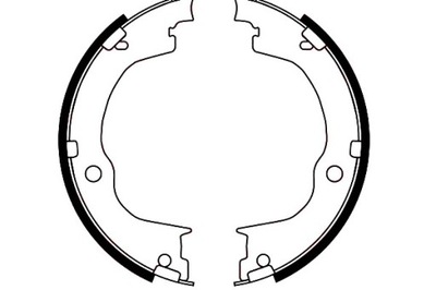 Trw gs8749 набір колодка гальмівних фото №1