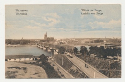 Warszawa - Widok na Pragę 1917 r. (1873)