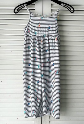 H&M letnia sukienka na ramiączkach 122-128