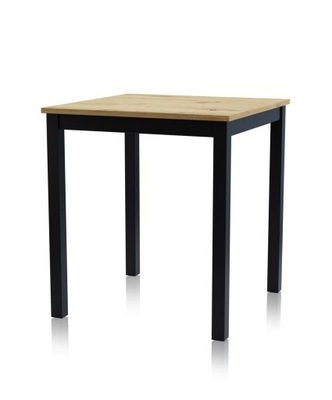 Stół stolik drewniany drewno loft czarny