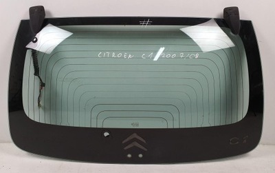 Крышка багажника багажника задняя стекло citroen c1 фото №1