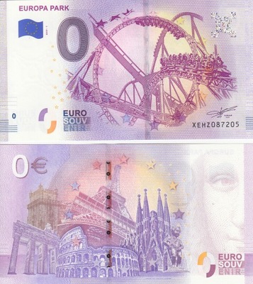 UE -Banknot 0-euro-Niemcy-Europa Park 2019-1