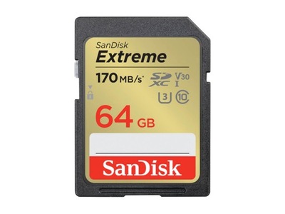 Karta pamięci SANDISK Extreme SDXC 64GB