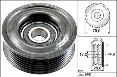 Ina ролик ремінь mazda 2 1.3 de фото №1