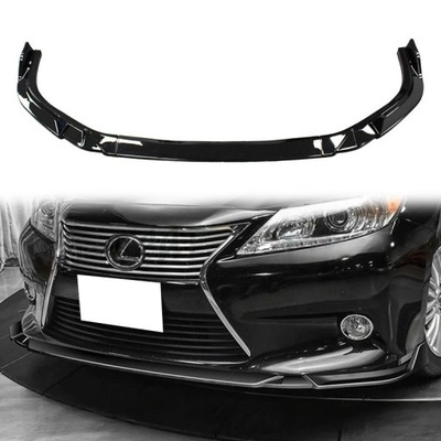 Сплиттер передний lexus es 18-20 gloss black фото №1