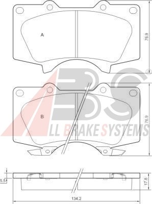 КОЛОДКИ ГАЛЬМІВНІ MITSUBISHI PAJERO 2007-