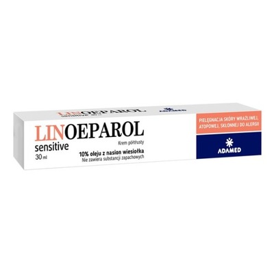 LINOEPAROL SENSITIVE KREM PÓŁTŁUSTY 30ML / ADAMED