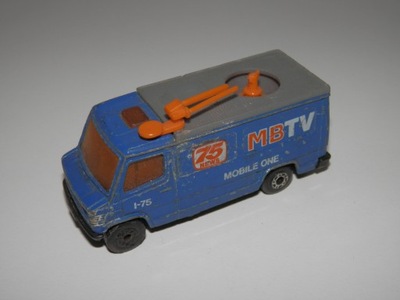 TV News Truck 1989 Matchbox model resorak autko
