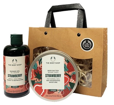 THE BODY SHOP Zestaw kosmetyków Truskawka Prezent STRAWBERRY SET