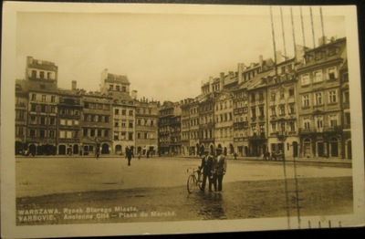 Warszawa Rynek Starego Miasta 1930r.