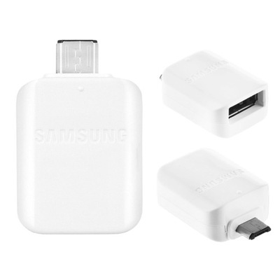 Oryginalny adapter Samsung OTG microUSB na USB